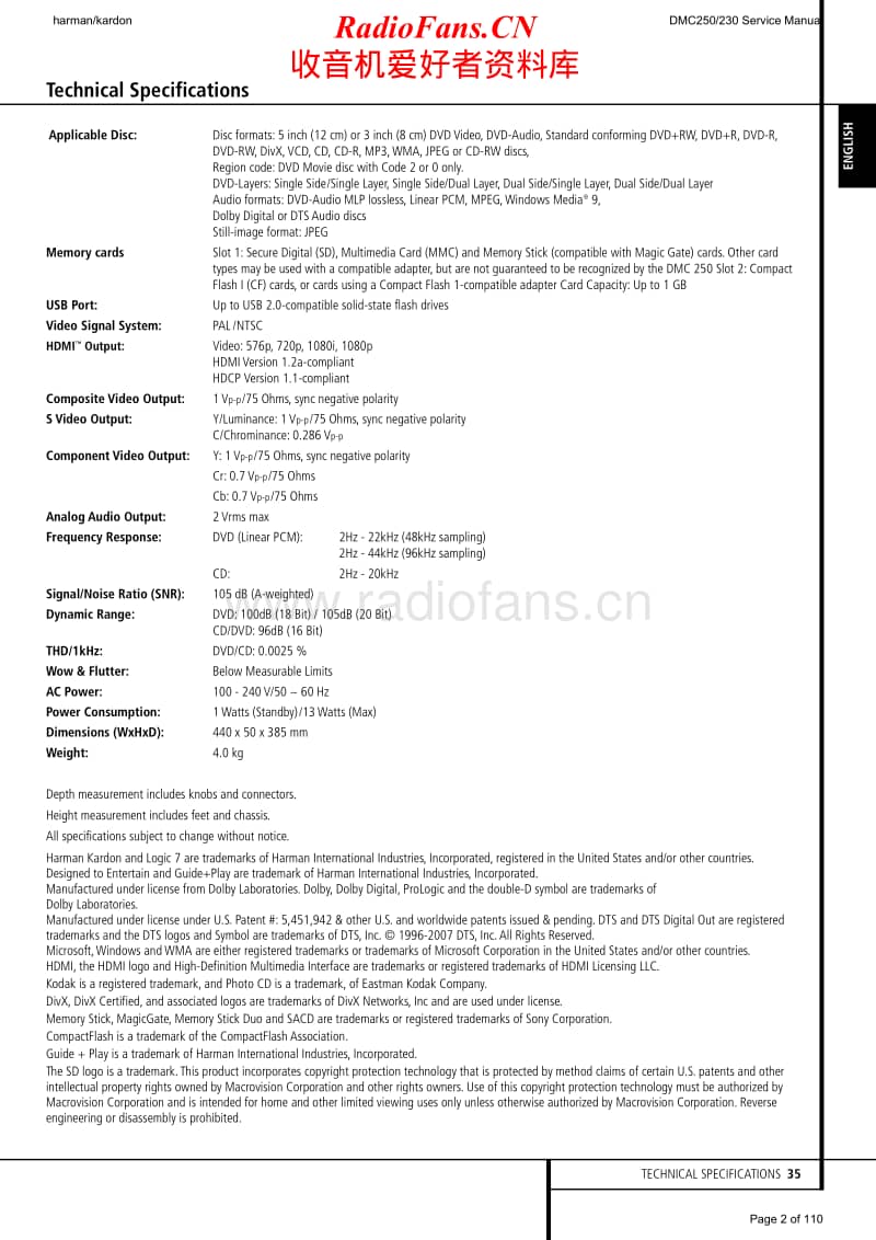 Harman-Kardon-DMC-250-230-Service-Manual(1)电路原理图.pdf_第2页