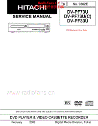 Hitachi-DVPF-73-U-Service-Manual电路原理图.pdf