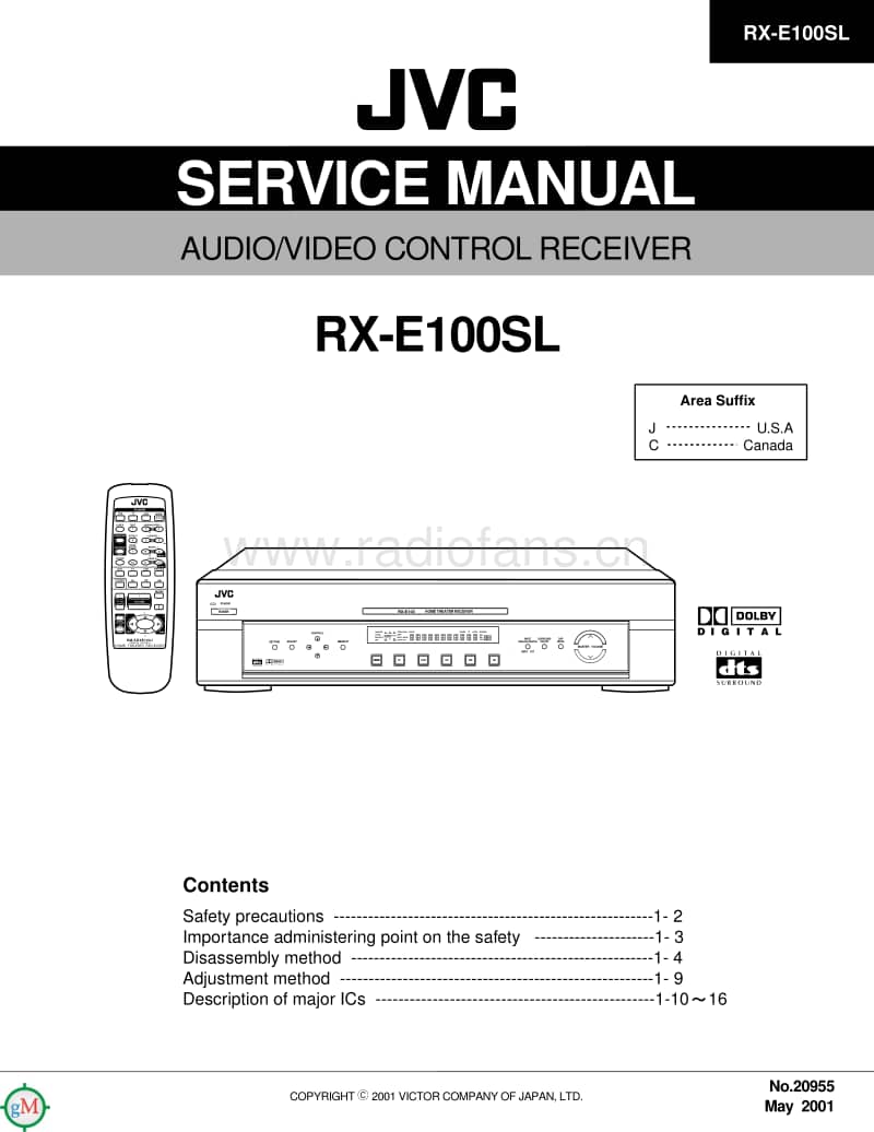 Jvc-RXE-100-SL-Service-Manual电路原理图.pdf_第1页