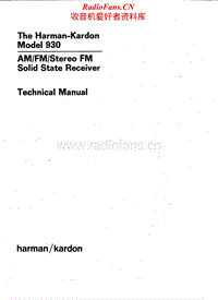 Harman-Kardon-HK-930-Service-Manual电路原理图.pdf