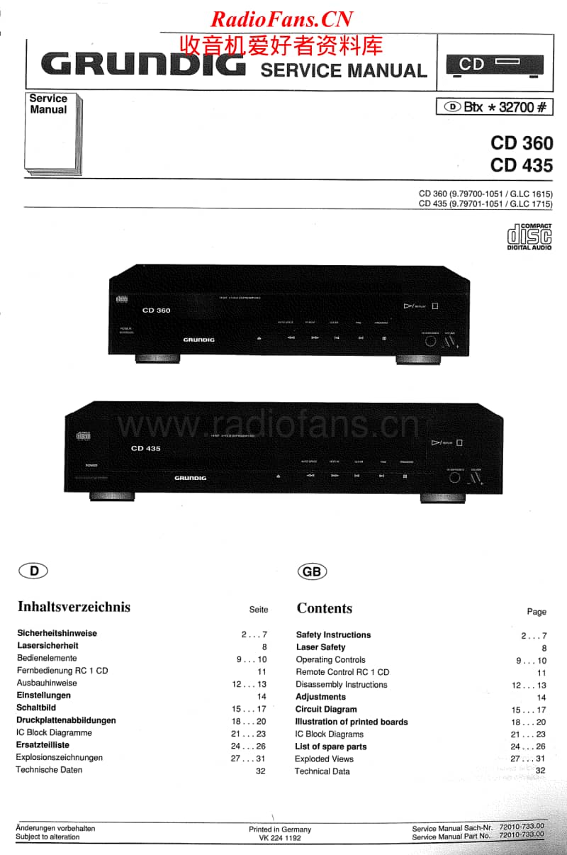 Grundig-CD-360-435-Schematics(1)电路原理图.pdf_第1页