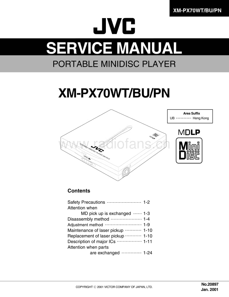 Jvc-XMPX-70-WT-Service-Manual电路原理图.pdf_第1页