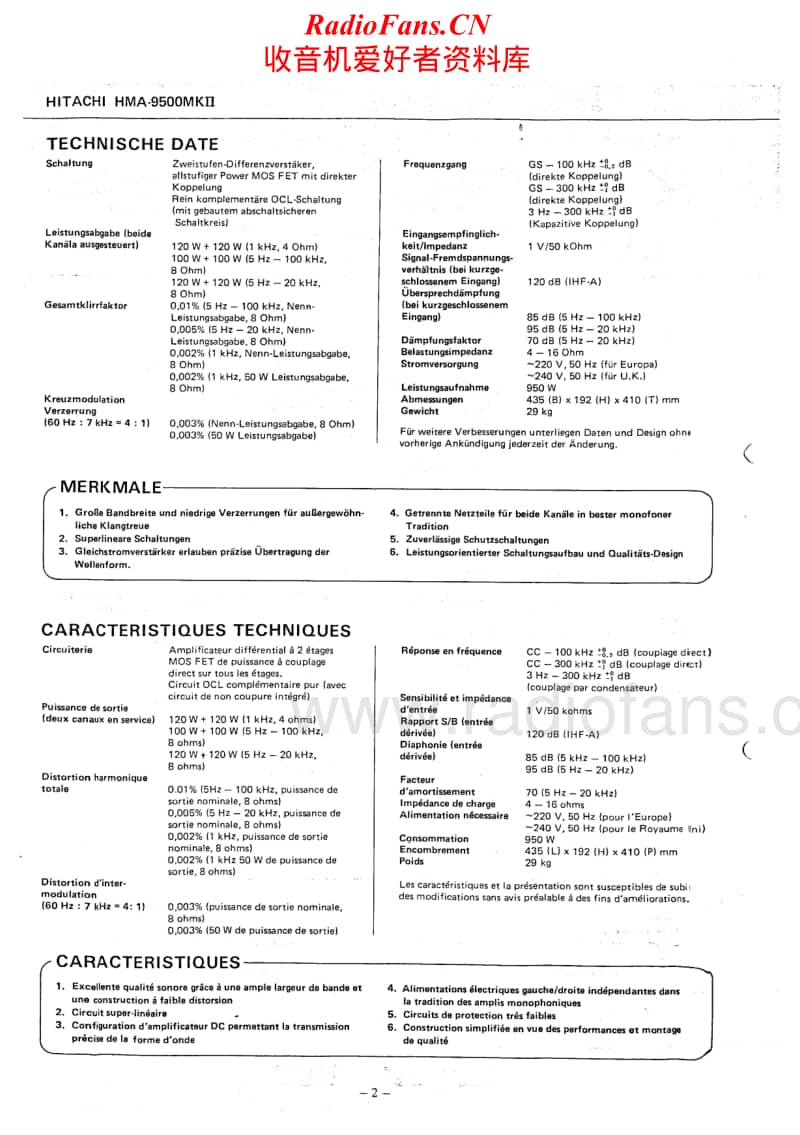 Hitachi-HMA-9500_Mk2-Service-Manual(1)电路原理图.pdf_第2页