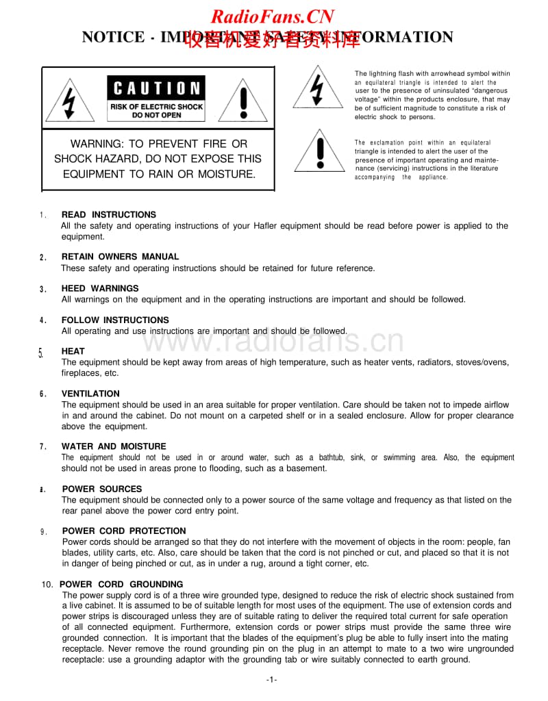 Hafler-9180-9270-Service-Manual(1)电路原理图.pdf_第2页