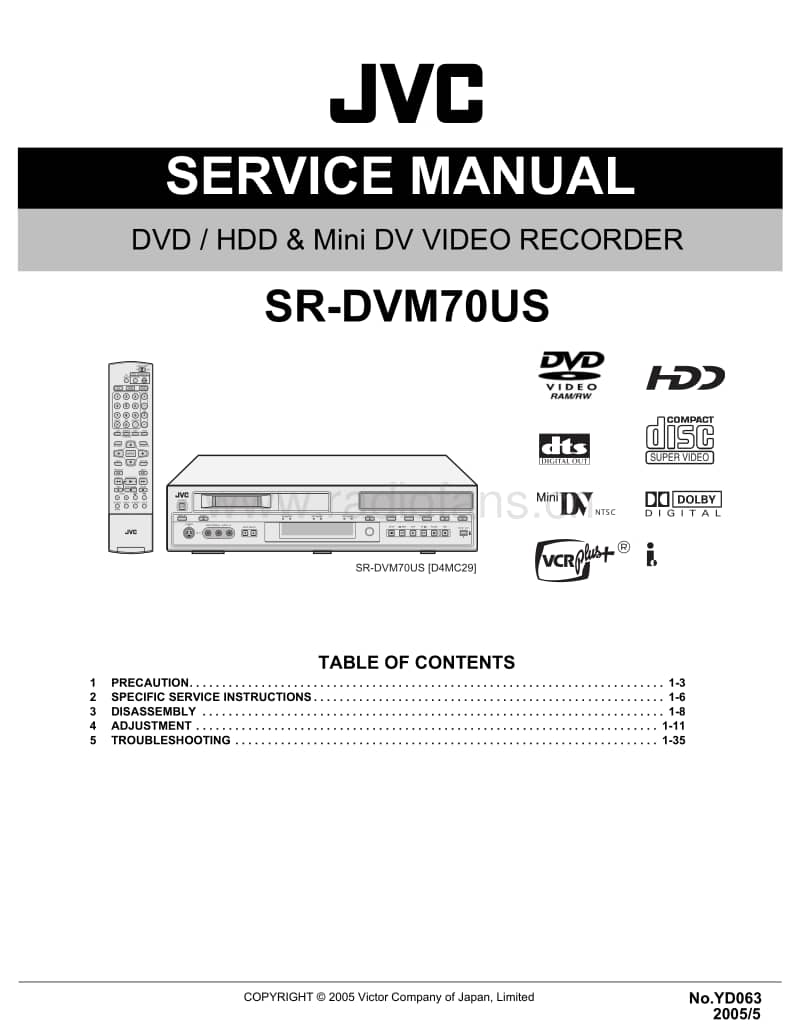 Jvc-SRDVM-70-US-Service-Manual电路原理图.pdf_第1页