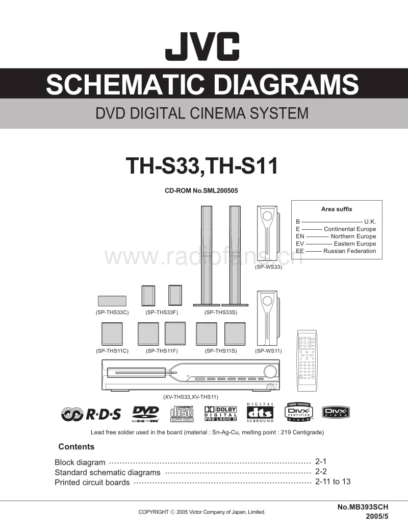 Jvc-THS-33-Schematic电路原理图.pdf_第1页