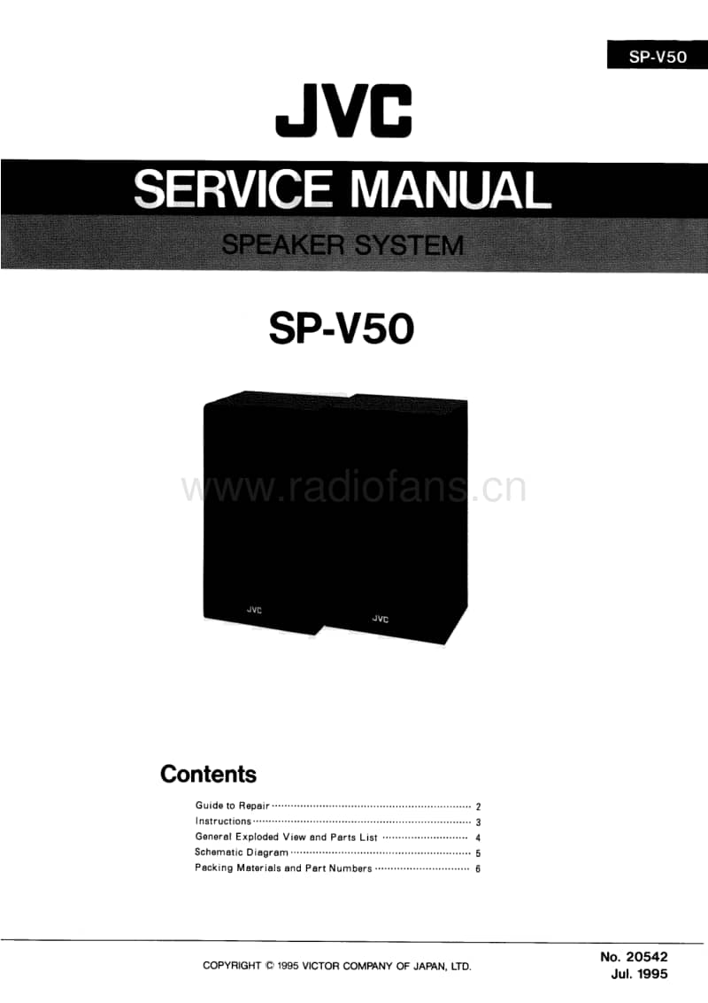 Jvc-SPV-50-Service-Manual电路原理图.pdf_第1页