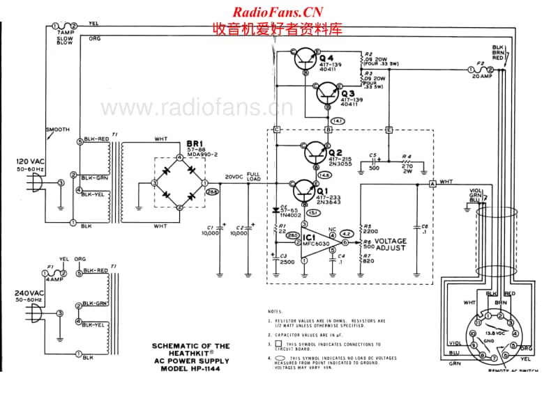 Heathkit-HP-1144-Schematic电路原理图.pdf_第1页