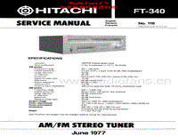 Hitachi-FT-340-Service-Manual电路原理图.pdf