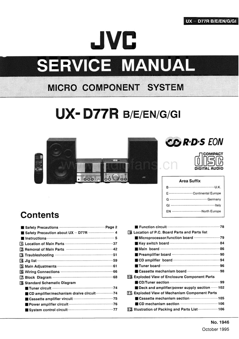 Jvc-UXD-77-R-Service-Manual电路原理图.pdf_第1页