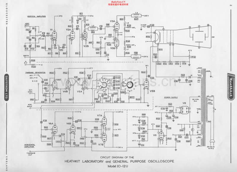 Heathkit-IO-12U-Schematic电路原理图.pdf_第1页