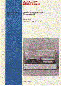 Braun-Audio-310-Service-Manual电路原理图.pdf