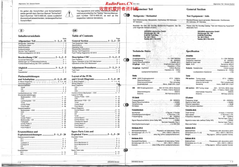 Grundig-M-2-M-6-Service-Manual电路原理图.pdf_第2页