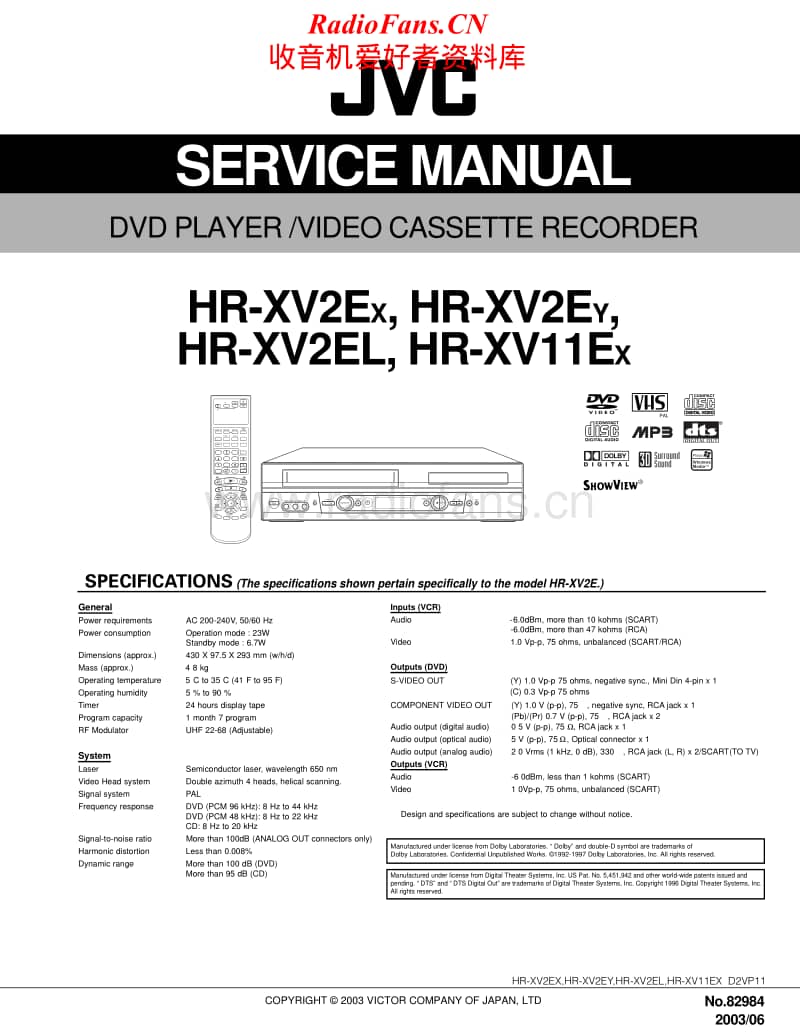 Jvc-HRXV-2-Ex-Service-Manual电路原理图.pdf_第1页