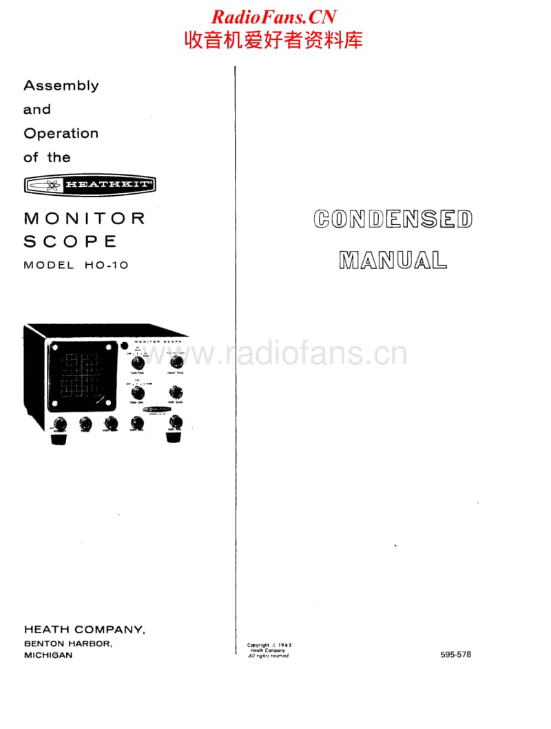 Heathkit-HO-10-Manual电路原理图.pdf_第1页