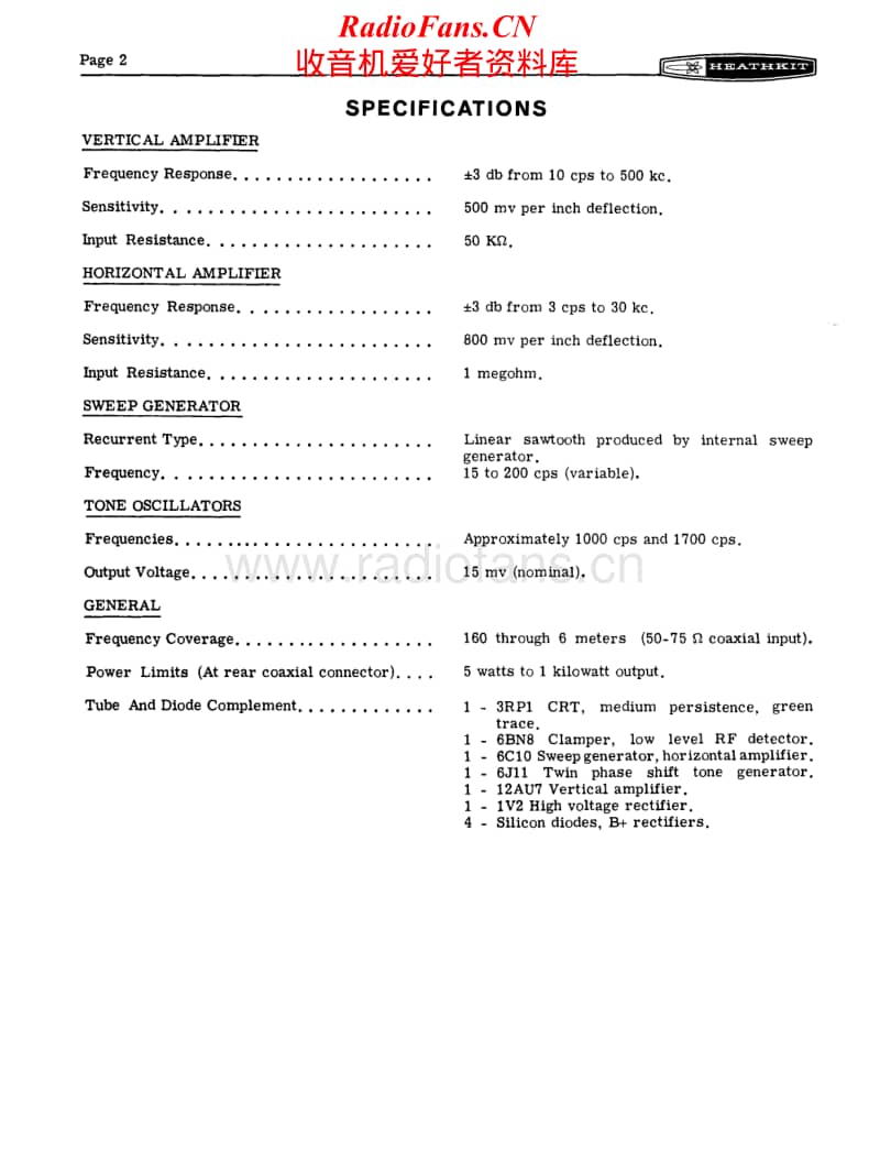 Heathkit-HO-10-Manual电路原理图.pdf_第2页