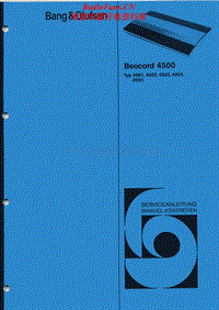 Bang-Olufsen-Beocord_4500-Service-Manual电路原理图.pdf