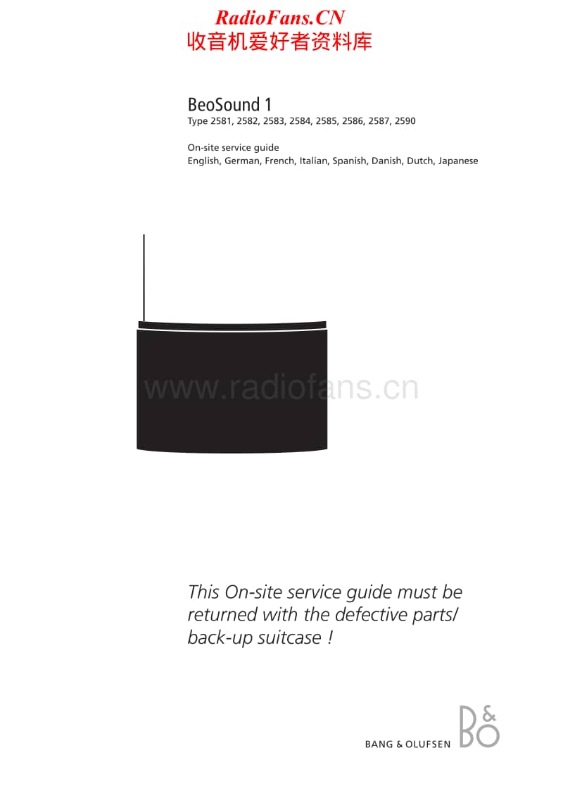 Bang-Olufsen-Beosound_1-Service-Manual电路原理图.pdf_第1页