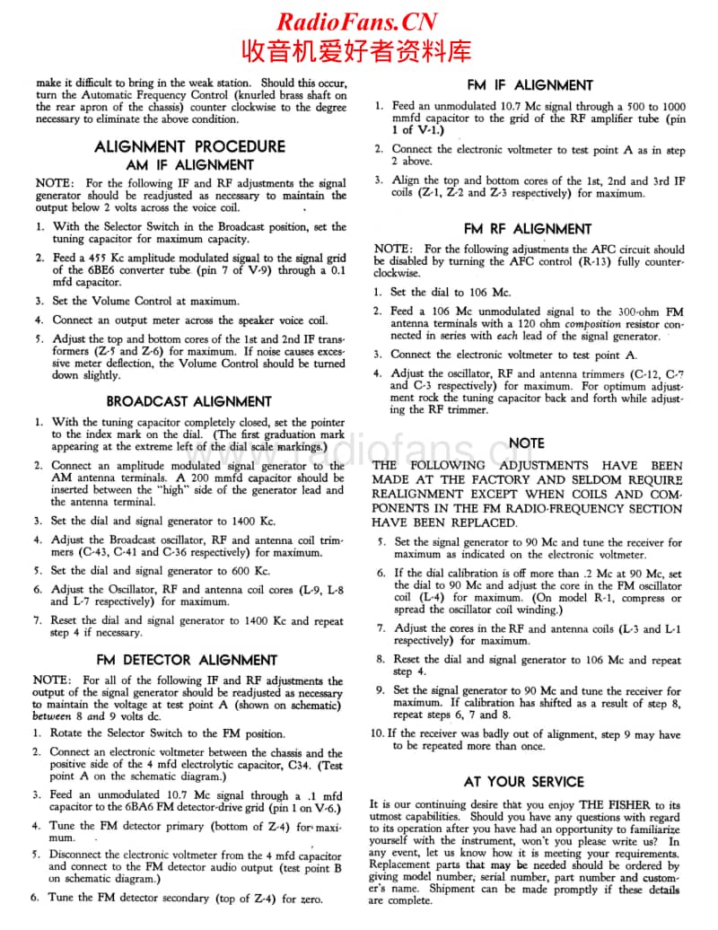 Fisher-CORONET-R-1-Service-Manual电路原理图.pdf_第2页