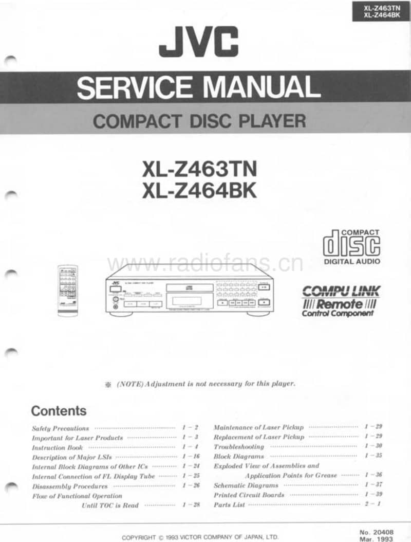 Jvc-XLZ-463-TN-Service-Manual电路原理图.pdf_第1页