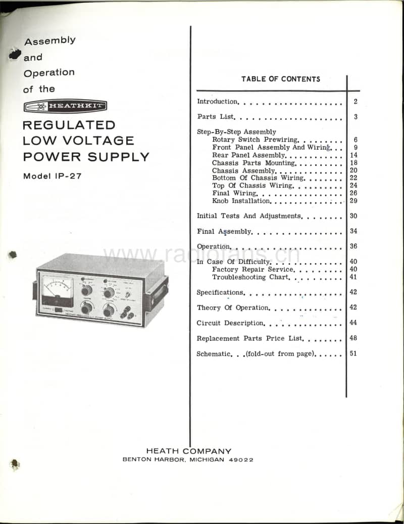 Heathkit-IP-27-Manual电路原理图.pdf_第3页