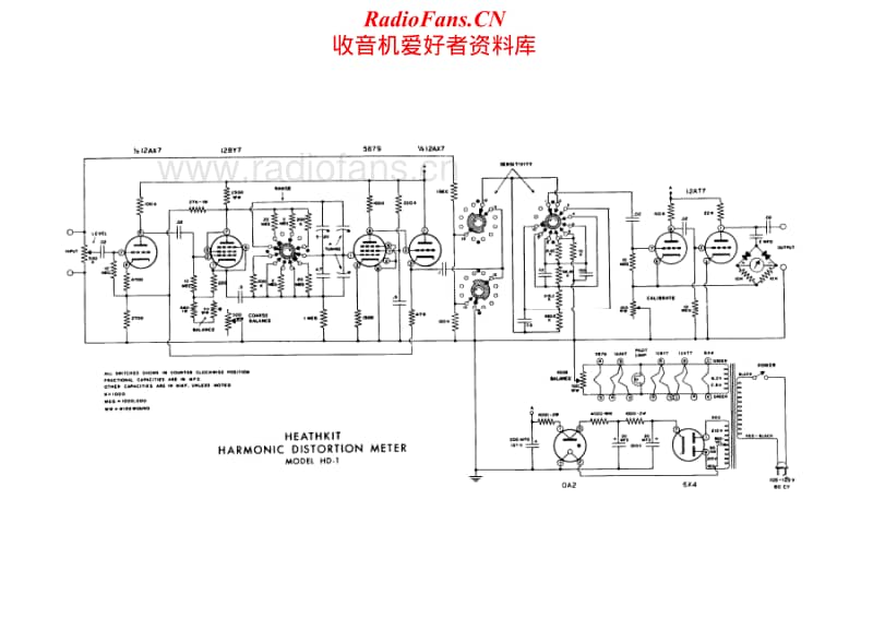 Heathkit-HD-1-Schematic电路原理图.pdf_第1页