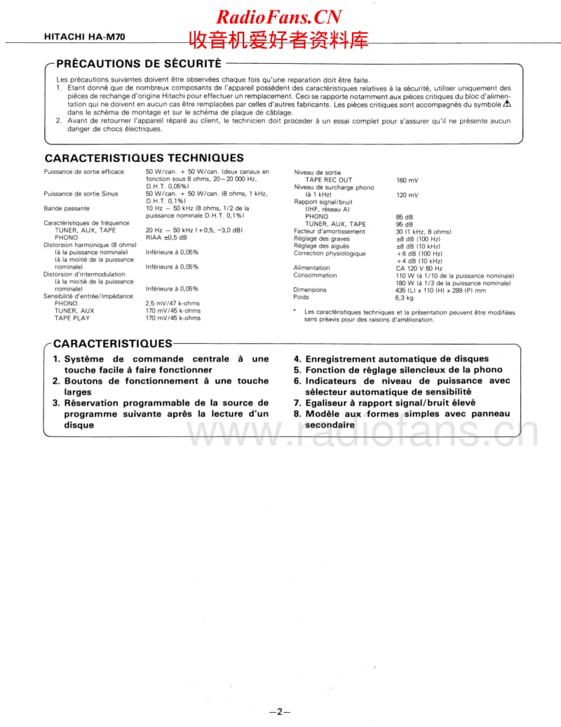 Hitachi-HAM-70-Service-Manual(1)电路原理图.pdf_第2页