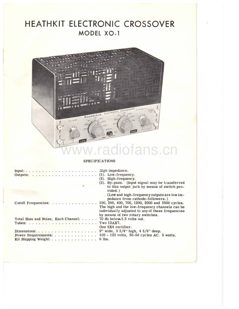 Heathkit-XO-1-Notice-Montage电路原理图.pdf_第3页