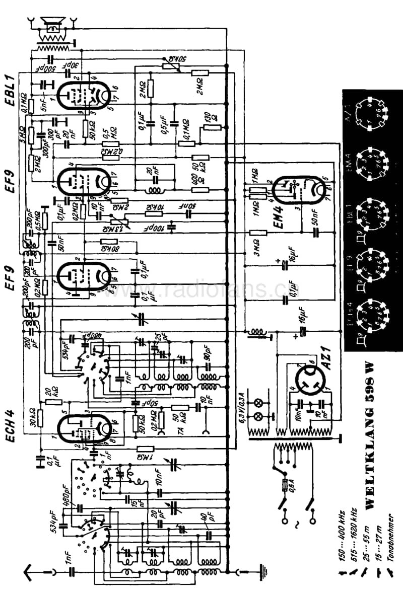 Grundig-WELTKLANG-598-W-Schematic电路原理图.pdf_第1页