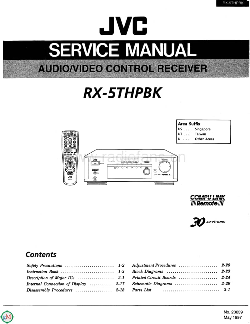 Jvc-RX-5-THPBK-Service-Manual电路原理图.pdf_第1页