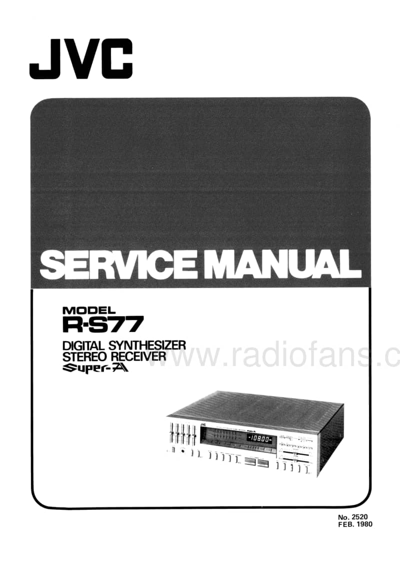 Jvc-RS-77-Service-Manual电路原理图.pdf_第1页