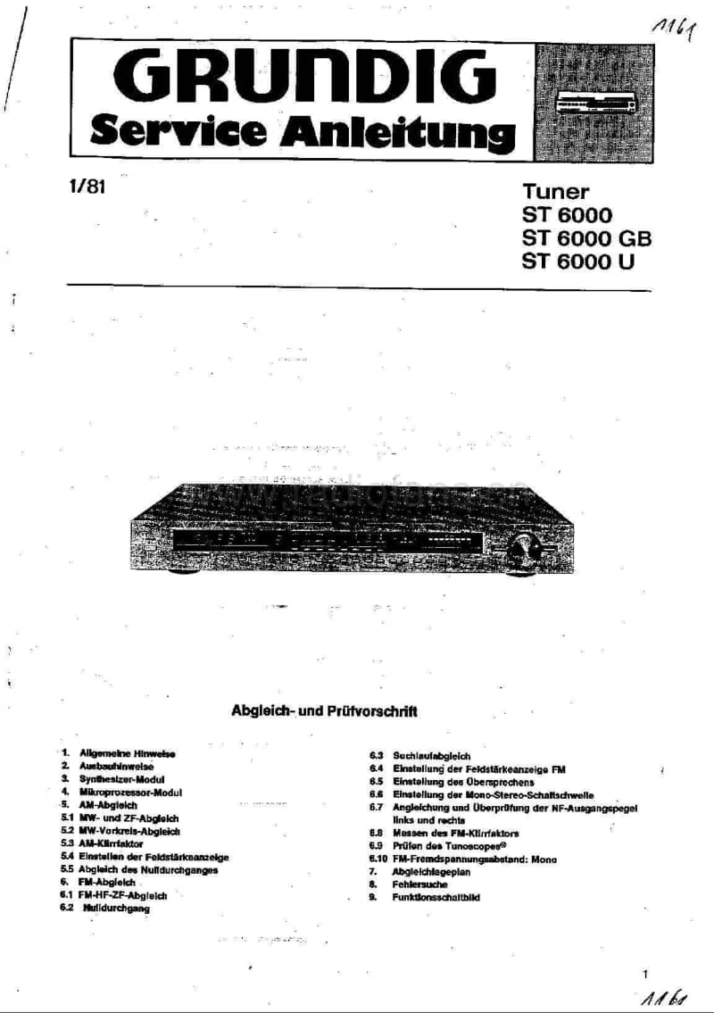 Grundig-ST-6000-Service-Manual电路原理图.pdf_第1页