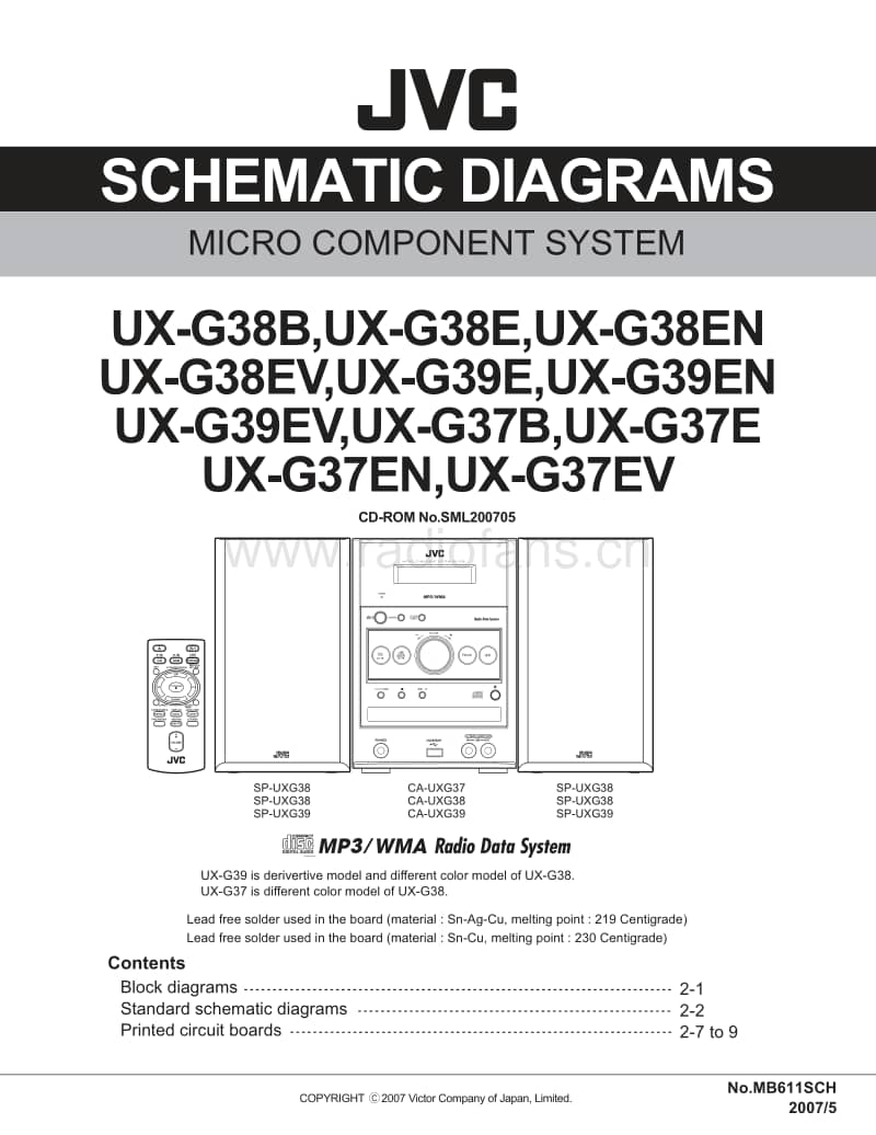 Jvc-UXG-37-Service-Manual电路原理图.pdf_第1页