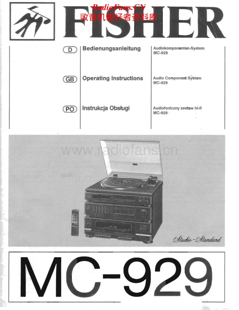 Fisher-MC-929-Schematic电路原理图.pdf_第1页