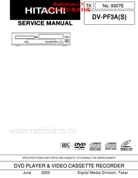 Hitachi-DVPF-3-A-Service-Manual电路原理图.pdf