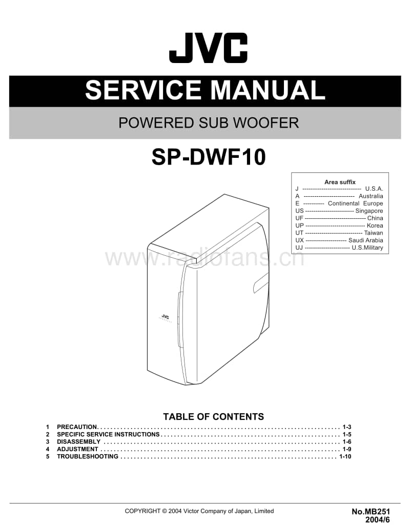 Jvc-SPDWF-10-Service-Manual电路原理图.pdf_第1页