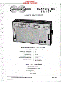 Continental-Edison-TR-167-Schematic电路原理图.pdf