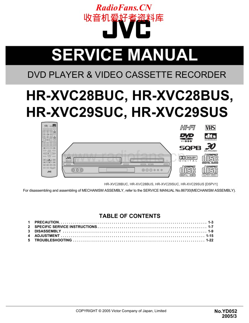 Jvc-HRXVC-28-BUC-Service-Manual电路原理图.pdf_第1页