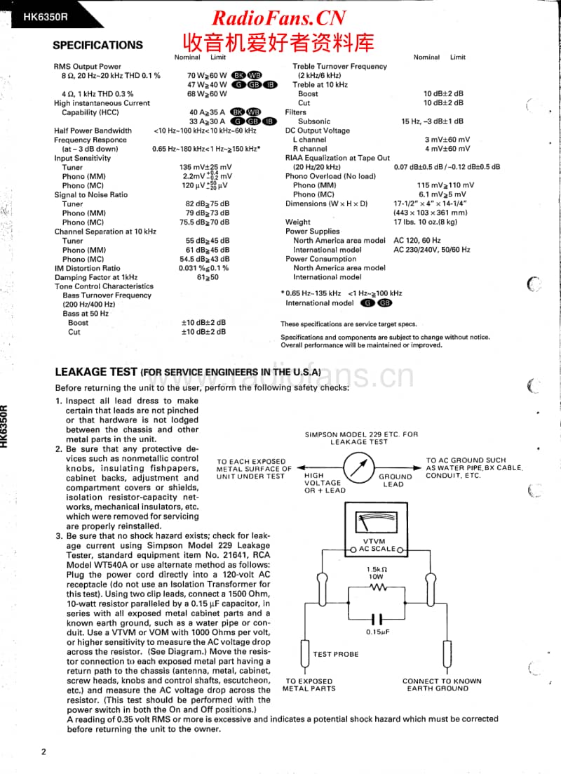 Harman-Kardon-HK-6350-R-Service-Manual电路原理图.pdf_第2页