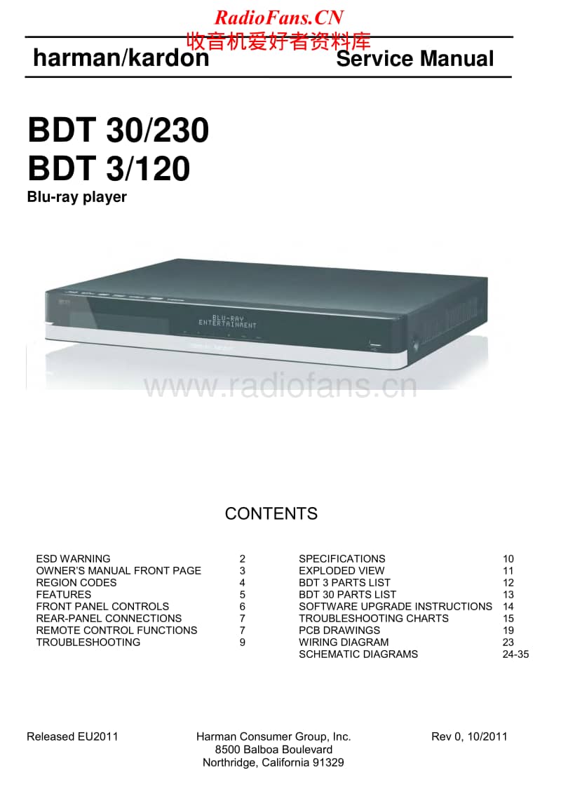 Harman-Kardon-BDT-3-Service-Manual电路原理图.pdf_第1页