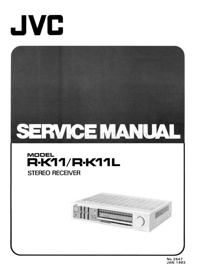 Jvc-RK-11-Service-Manual电路原理图.pdf_第1页