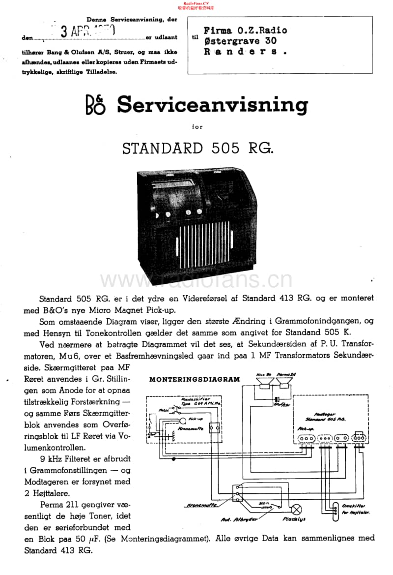 Bang-Olufsen-STANDARD-505-RG-Schematic电路原理图.pdf_第1页