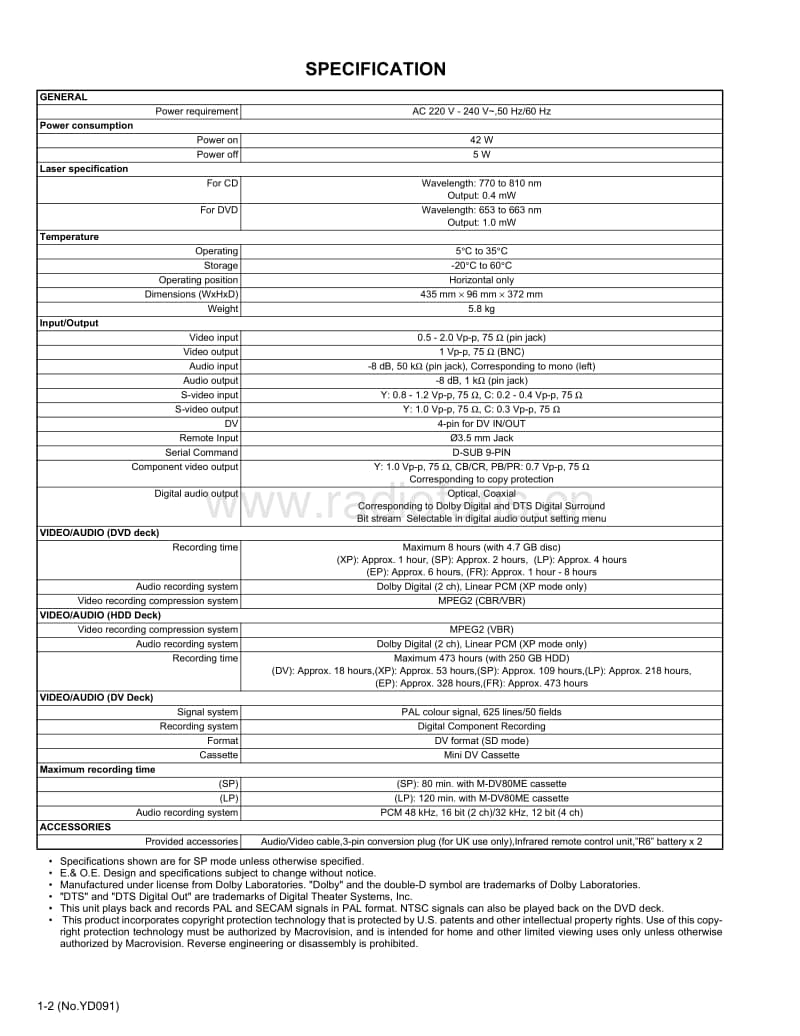 Jvc-SRDVM-700-EU-Service-Manual电路原理图.pdf_第2页