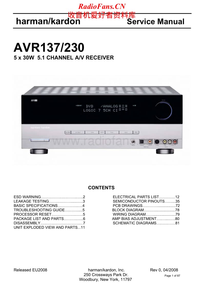 Harman-Kardon-AVR-137-230-Service-Manual电路原理图.pdf_第1页