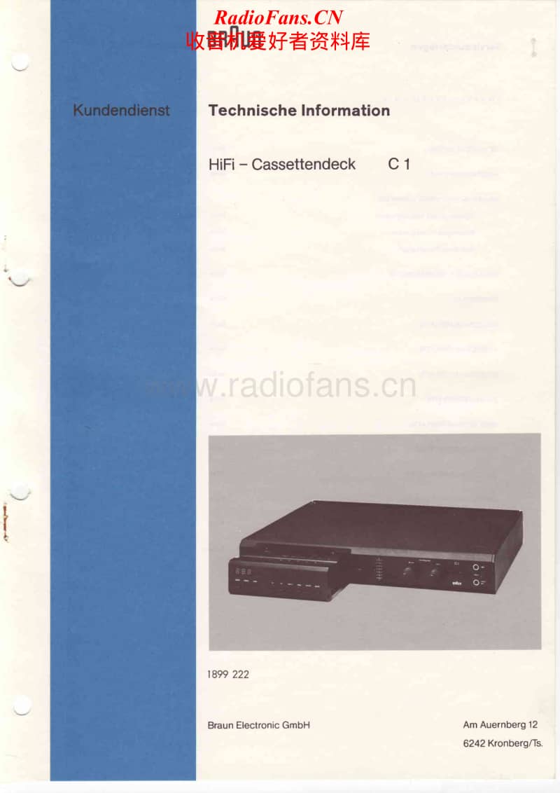 Braun-C-1-Service-Manual电路原理图.pdf_第1页