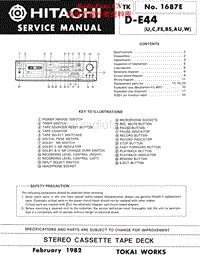 Hitachi-DE-44-Service-Manual电路原理图.pdf