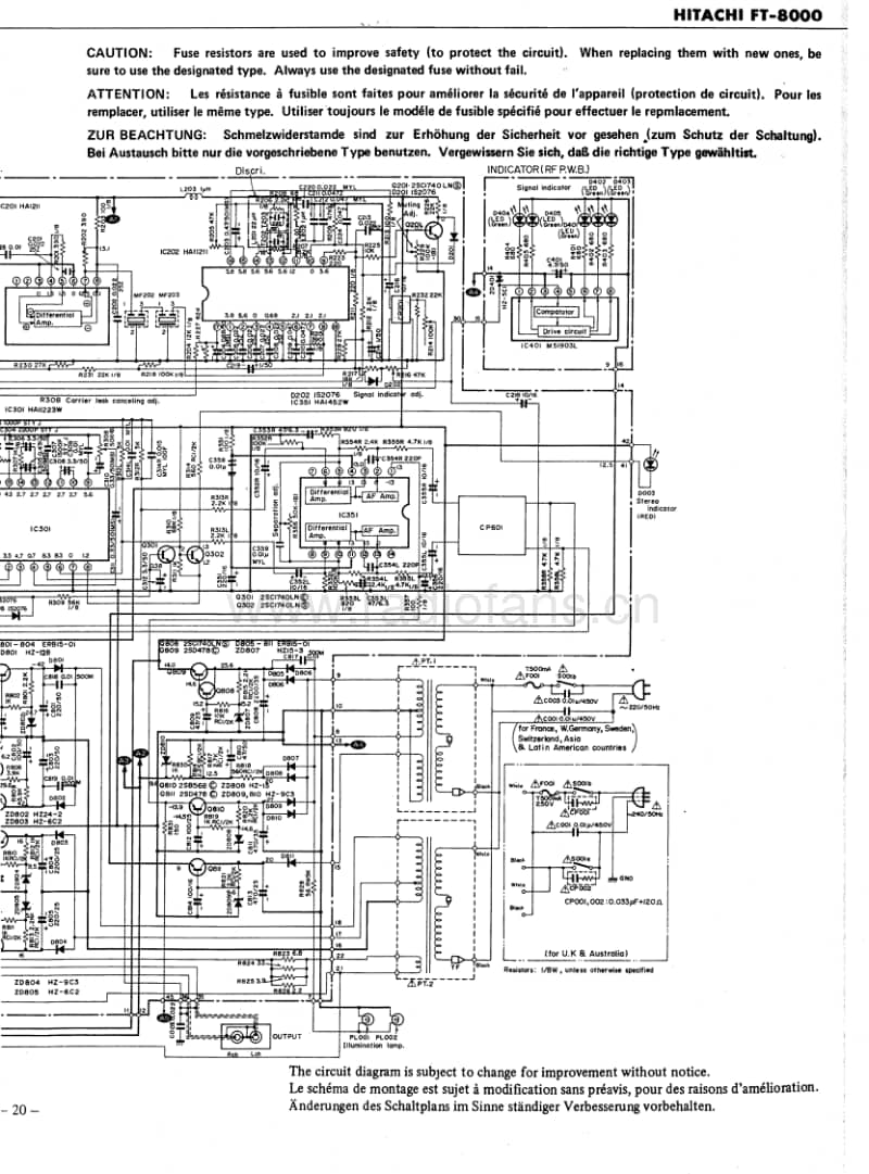 Hitachi-FT-8000-Schematic电路原理图.pdf_第3页