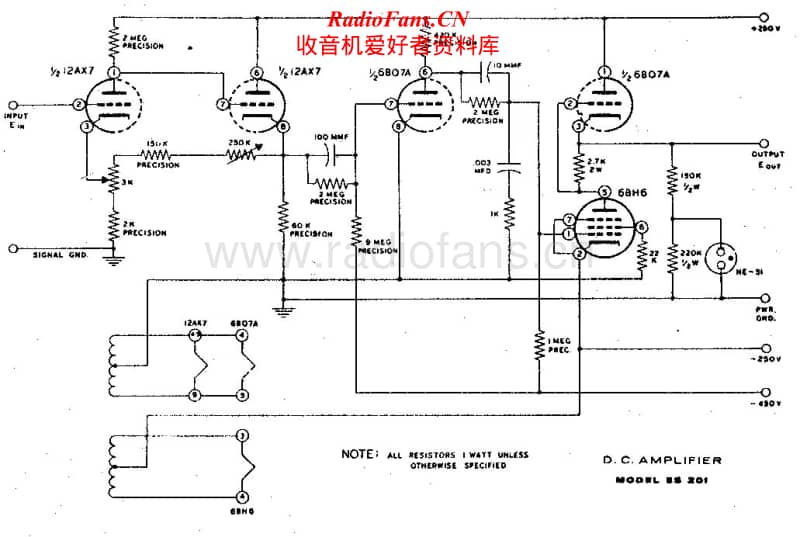 Heathkit-ES-201-Schematic电路原理图.pdf_第1页