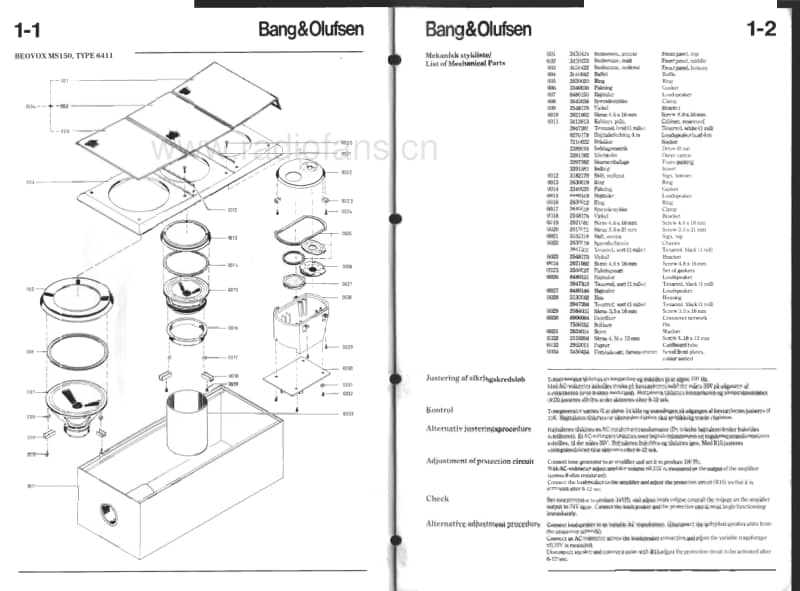 Bang-Olufsen-Beovox_MC-120-Service-Manual电路原理图.pdf_第3页