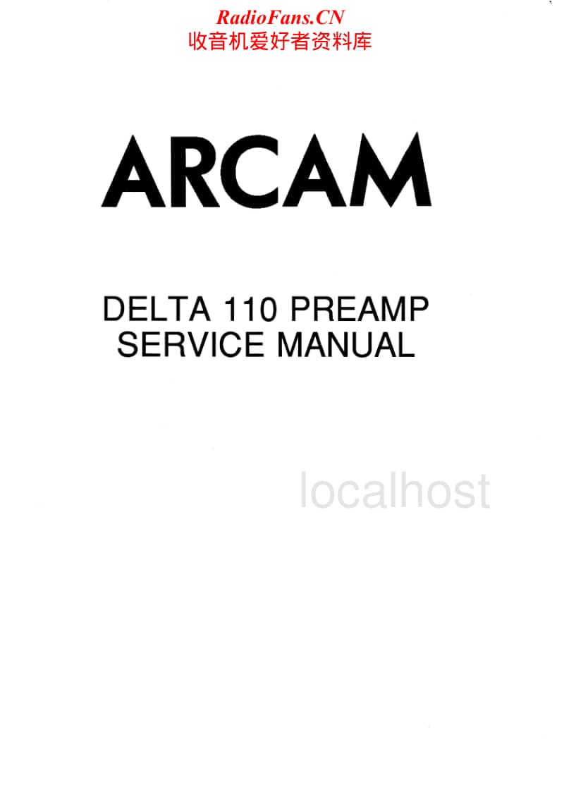 Arcam-DELTA-110-Service-Manual电路原理图.pdf_第1页